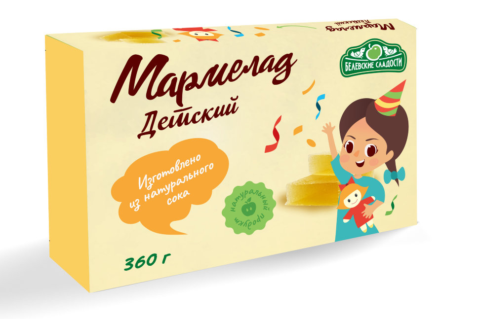  Мармелад  "Детский" белевский 360г   в Губкине