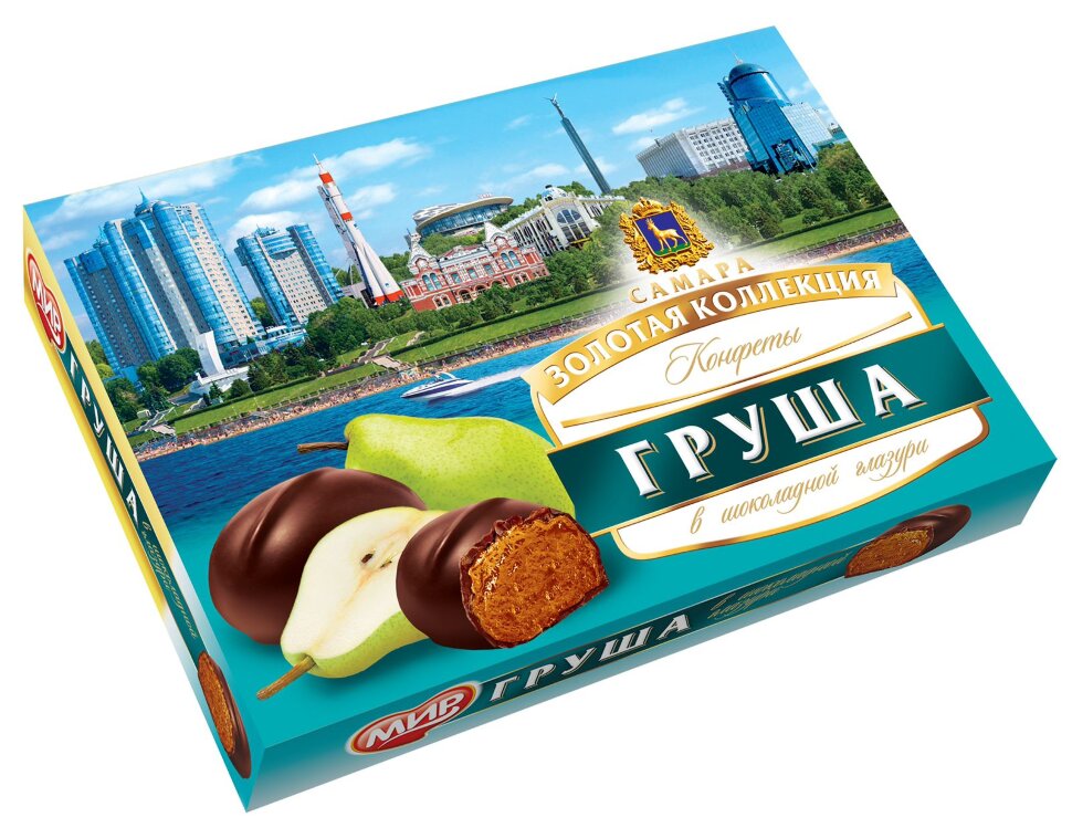  КФ МИР Груша в шоколадной глазури 160г  в Губкине
