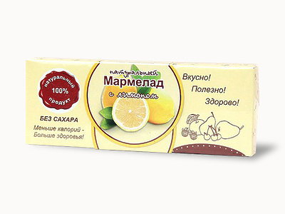  Мармелад натуральный "Лимон" 140г в Губкине