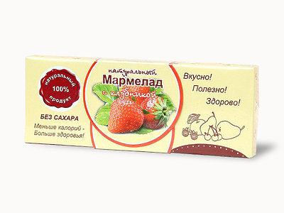  Мармелад натуральный "Клубника" 140г в Губкине