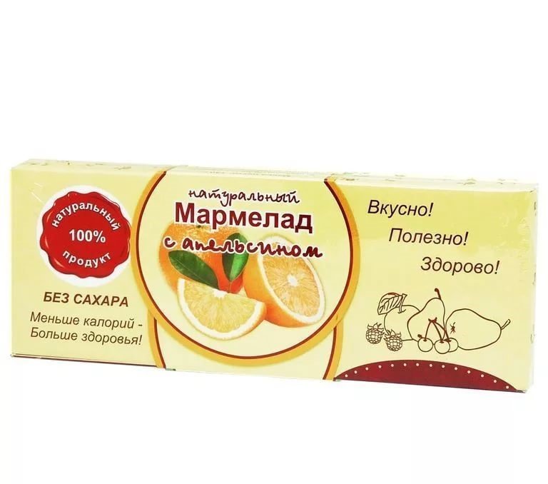  Мармелад натуральный "Апельсин" 140г в Губкине