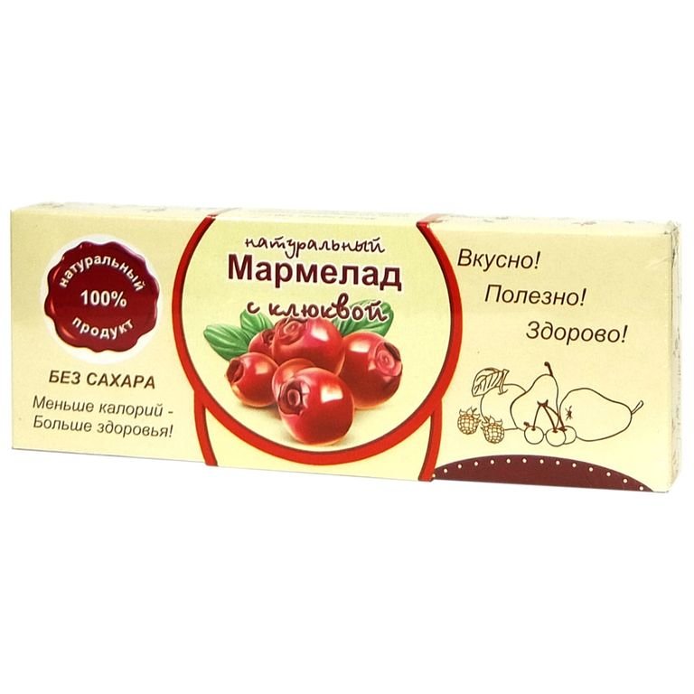  Мармелад натуральный "Клюква" 140г в Губкине