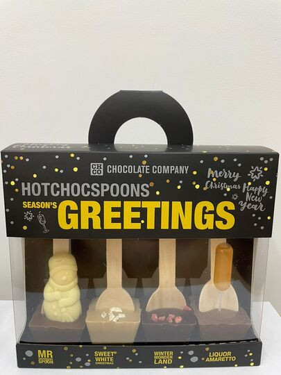 №1 TM LORD Набор шоколадных ложек «SEASON`S GREETINGS» (4 ложки по 50 гр), 200гр в Губкине