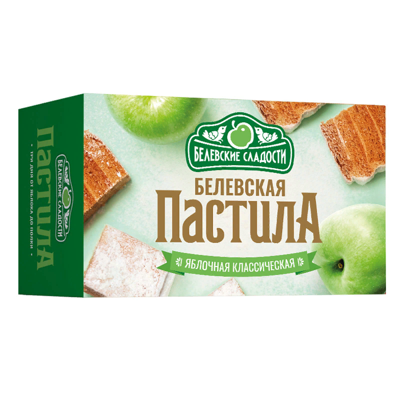  Пастила  200г диетическая КЛАССИКА, НОВЫЙ ФОРМАТ (4 шт по 50гр)   в Губкине