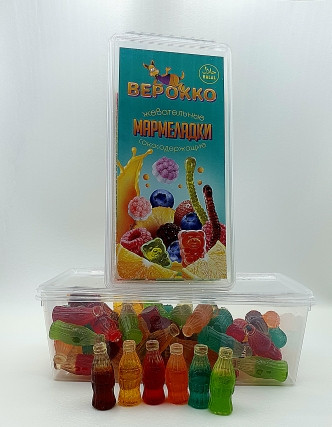 Жевательный мармелад Бутылочки, 250г      в Губкине