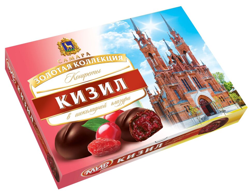  КФ МИР Кизил в шоколадной глазури 160г в Губкине