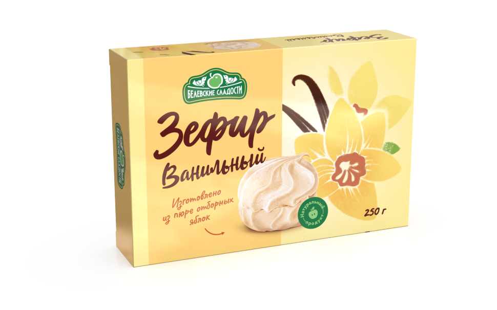 Зефир белевский "Ванильный" 250г в Губкине